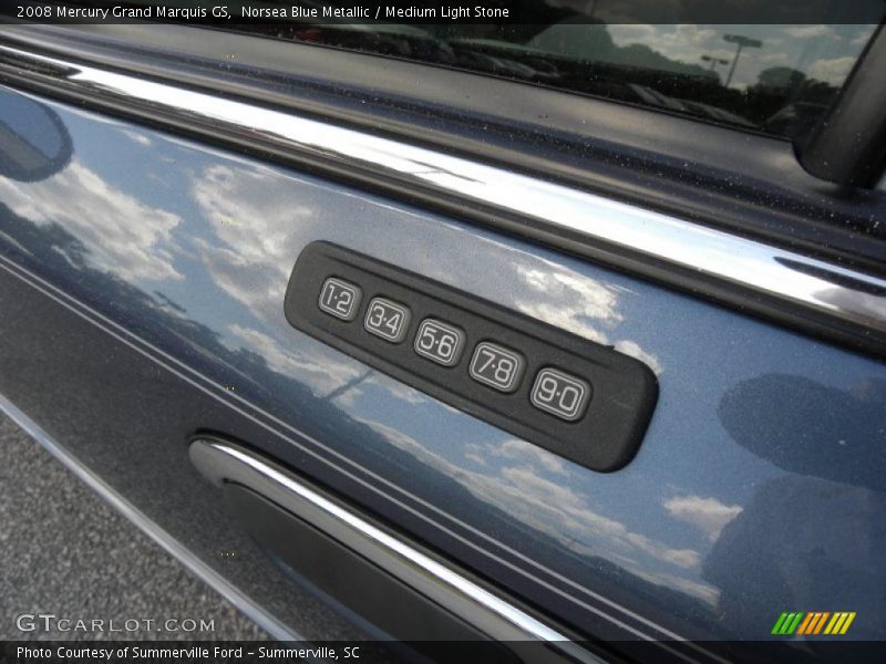 Norsea Blue Metallic / Medium Light Stone 2008 Mercury Grand Marquis GS
