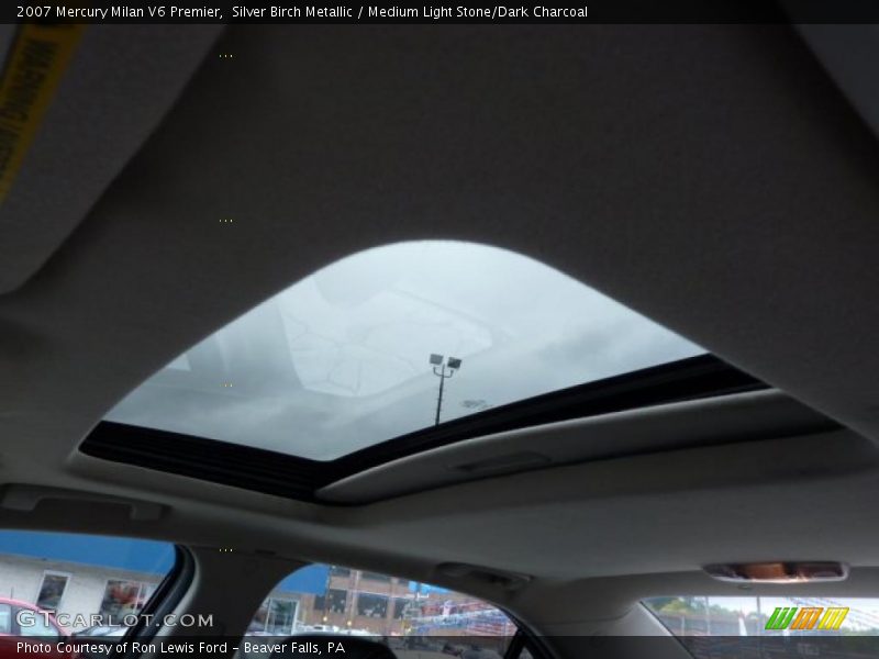 Silver Birch Metallic / Medium Light Stone/Dark Charcoal 2007 Mercury Milan V6 Premier