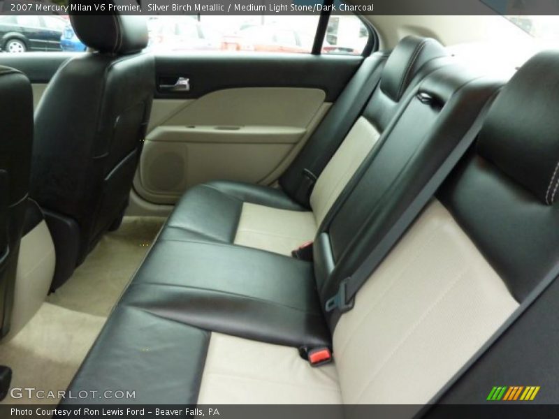 Silver Birch Metallic / Medium Light Stone/Dark Charcoal 2007 Mercury Milan V6 Premier