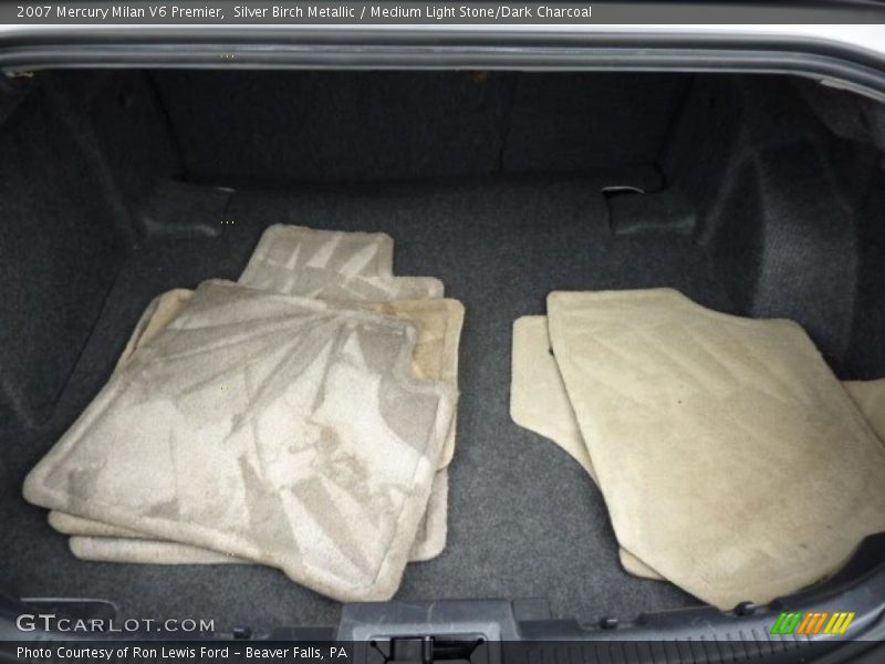 Silver Birch Metallic / Medium Light Stone/Dark Charcoal 2007 Mercury Milan V6 Premier
