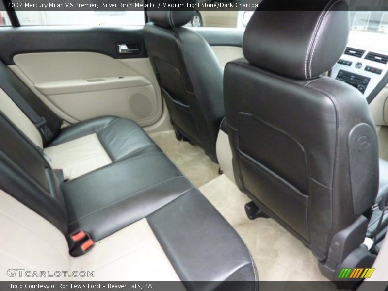 Silver Birch Metallic / Medium Light Stone/Dark Charcoal 2007 Mercury Milan V6 Premier