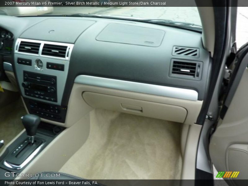 Silver Birch Metallic / Medium Light Stone/Dark Charcoal 2007 Mercury Milan V6 Premier