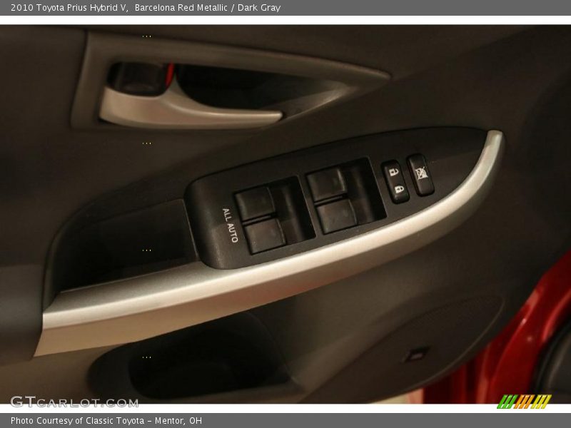 Barcelona Red Metallic / Dark Gray 2010 Toyota Prius Hybrid V