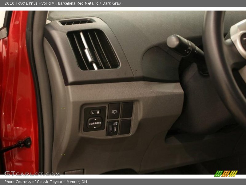 Barcelona Red Metallic / Dark Gray 2010 Toyota Prius Hybrid V