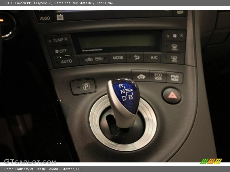 Barcelona Red Metallic / Dark Gray 2010 Toyota Prius Hybrid V