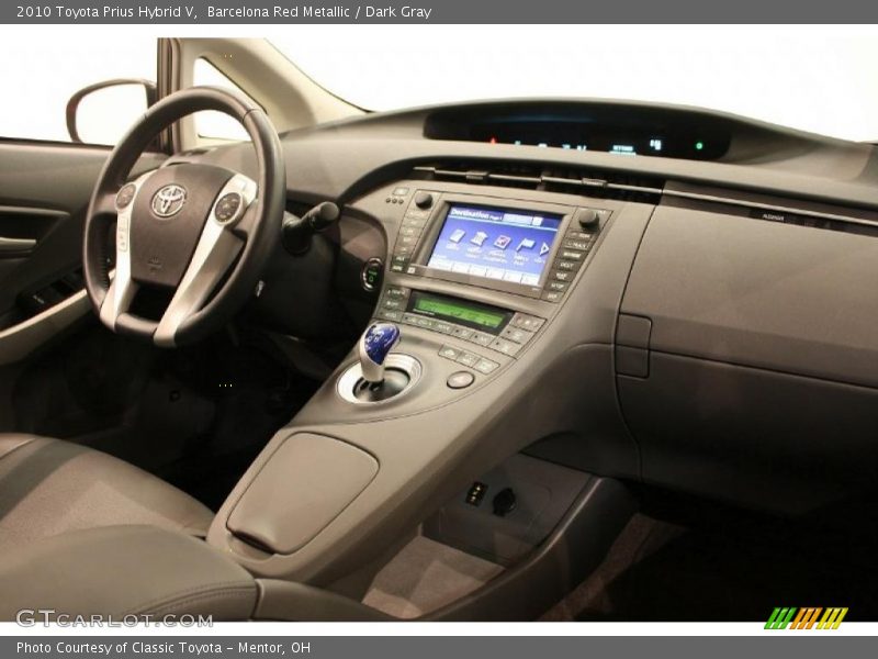 Barcelona Red Metallic / Dark Gray 2010 Toyota Prius Hybrid V