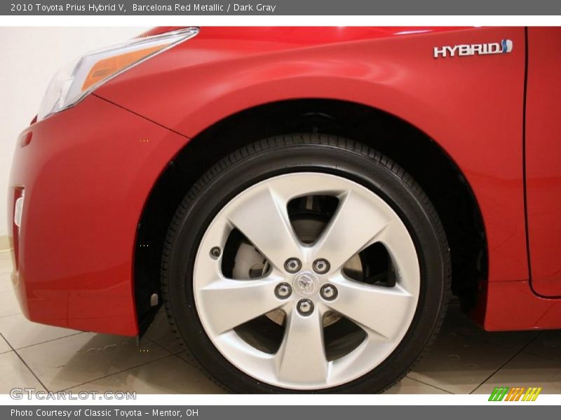 Barcelona Red Metallic / Dark Gray 2010 Toyota Prius Hybrid V