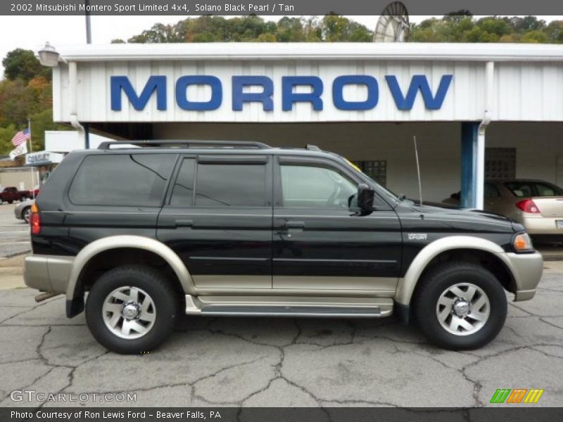 Solano Black Pearl / Tan 2002 Mitsubishi Montero Sport Limited 4x4
