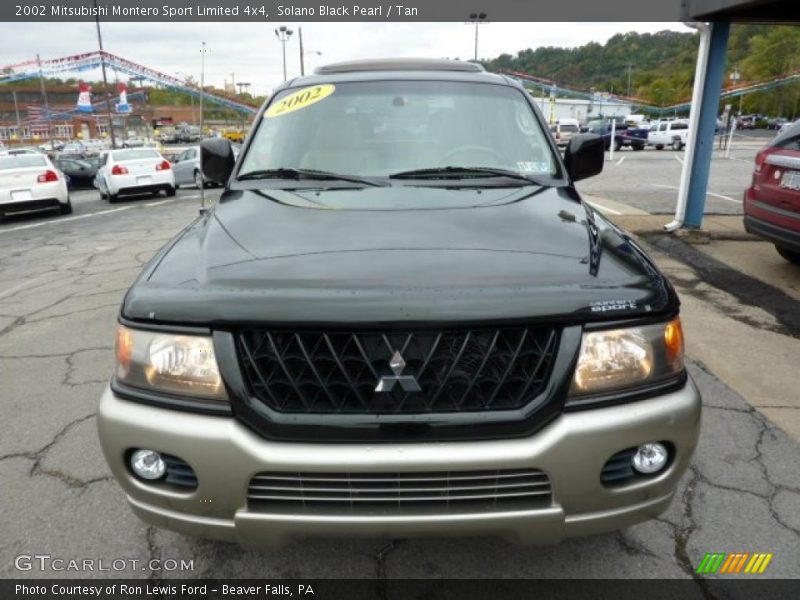 Solano Black Pearl / Tan 2002 Mitsubishi Montero Sport Limited 4x4