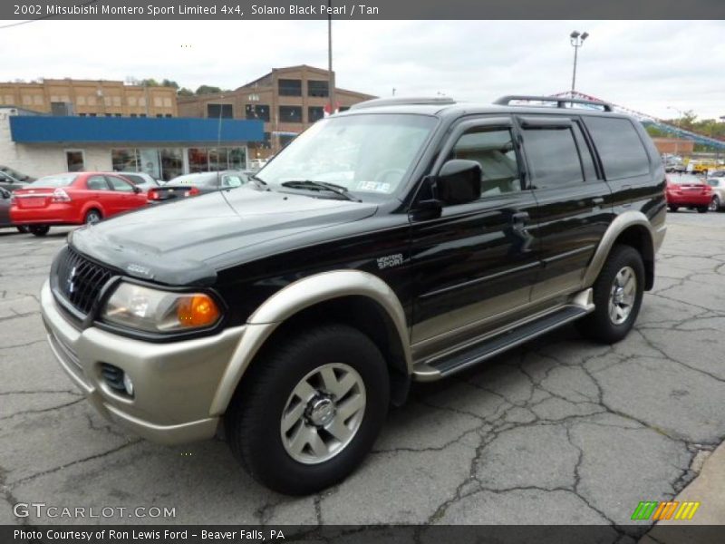 Solano Black Pearl / Tan 2002 Mitsubishi Montero Sport Limited 4x4