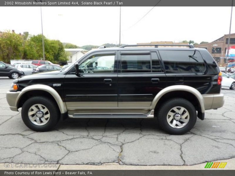 Solano Black Pearl / Tan 2002 Mitsubishi Montero Sport Limited 4x4