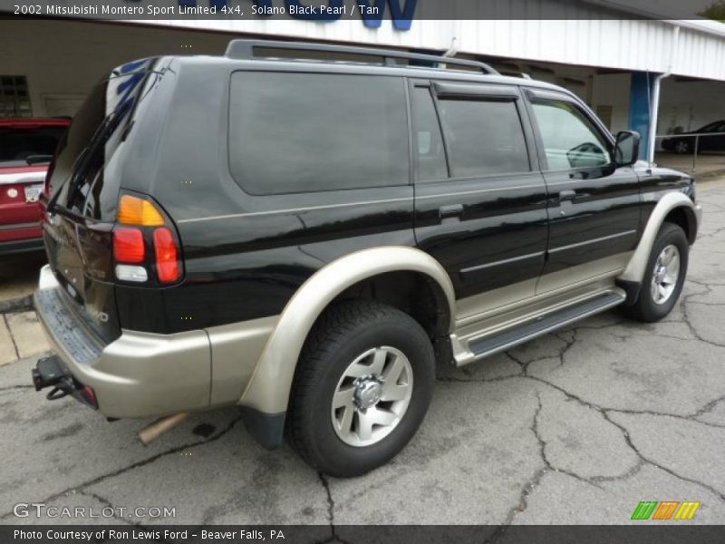 Solano Black Pearl / Tan 2002 Mitsubishi Montero Sport Limited 4x4