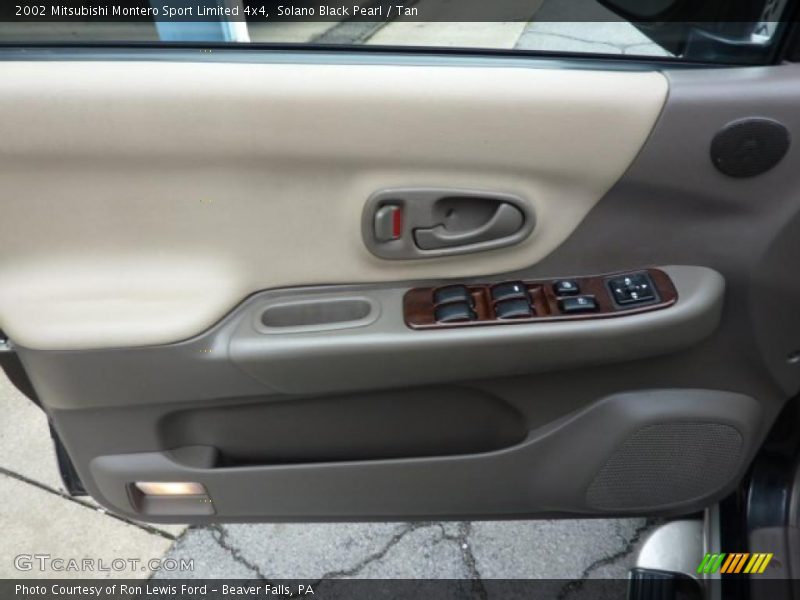 Solano Black Pearl / Tan 2002 Mitsubishi Montero Sport Limited 4x4
