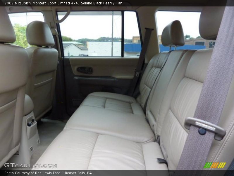 Solano Black Pearl / Tan 2002 Mitsubishi Montero Sport Limited 4x4