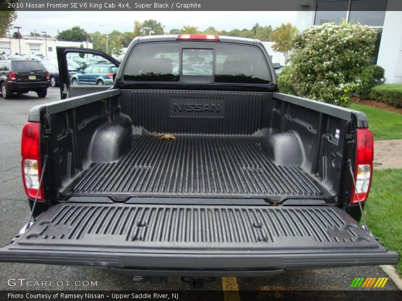Super Black / Graphite 2010 Nissan Frontier SE V6 King Cab 4x4