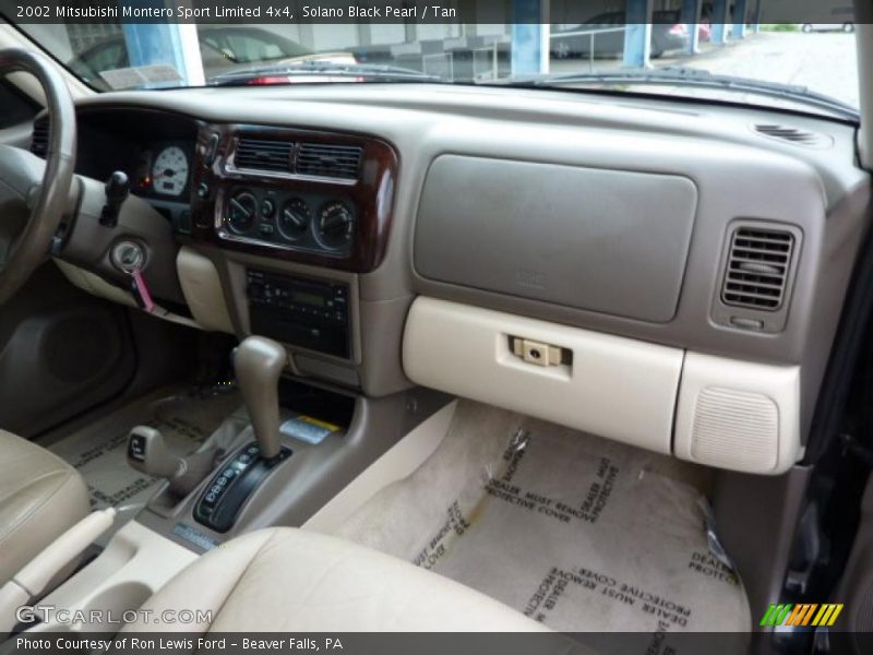 Solano Black Pearl / Tan 2002 Mitsubishi Montero Sport Limited 4x4