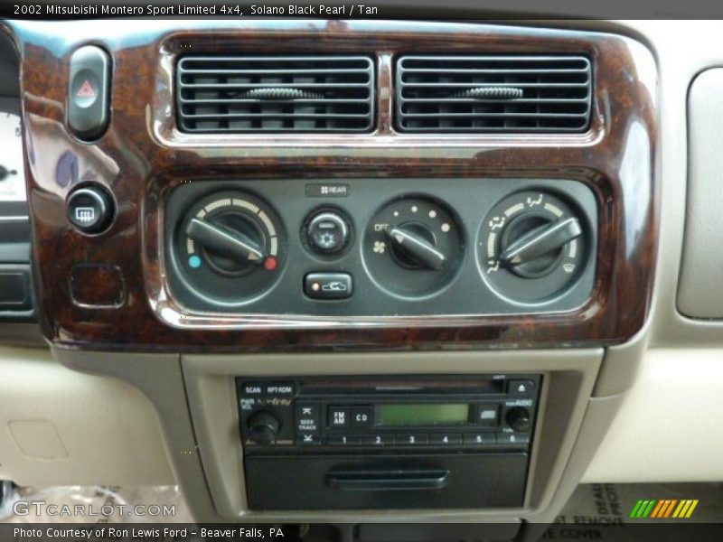 Solano Black Pearl / Tan 2002 Mitsubishi Montero Sport Limited 4x4