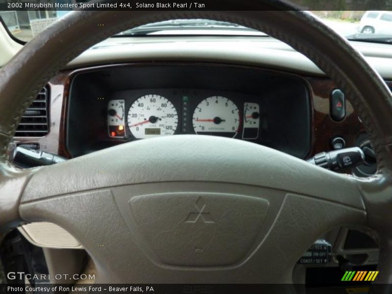 Solano Black Pearl / Tan 2002 Mitsubishi Montero Sport Limited 4x4