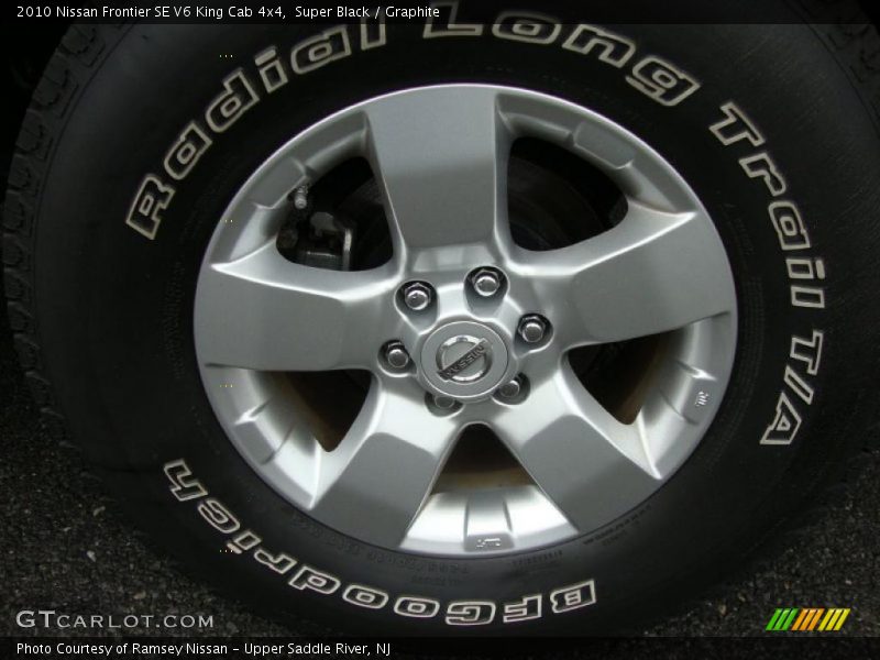 Super Black / Graphite 2010 Nissan Frontier SE V6 King Cab 4x4