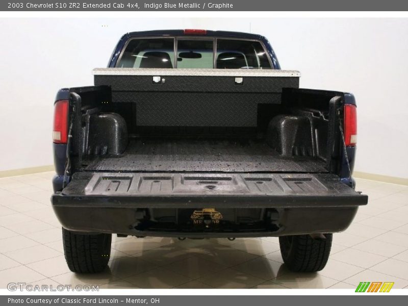Indigo Blue Metallic / Graphite 2003 Chevrolet S10 ZR2 Extended Cab 4x4