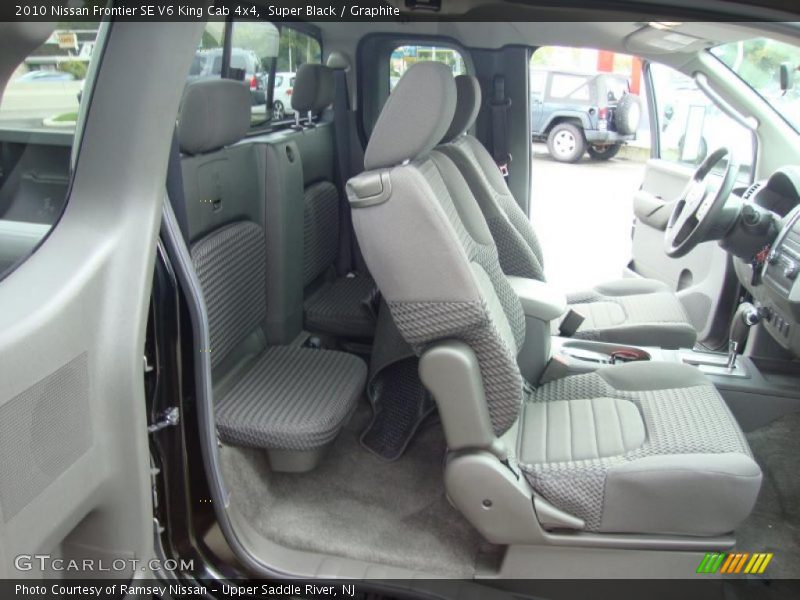 Super Black / Graphite 2010 Nissan Frontier SE V6 King Cab 4x4
