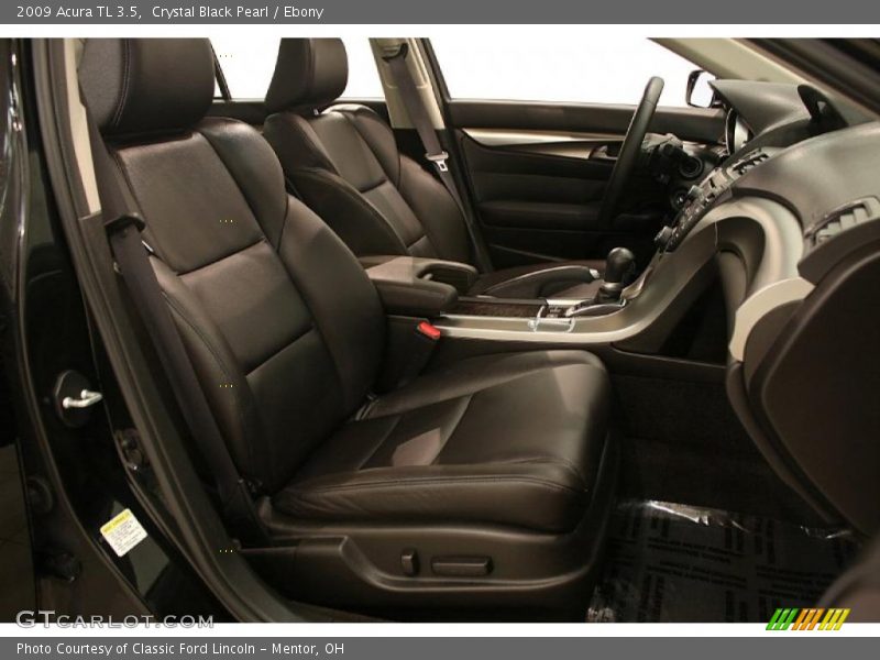 Crystal Black Pearl / Ebony 2009 Acura TL 3.5