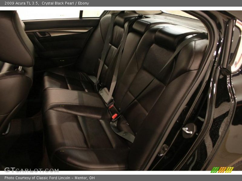 Crystal Black Pearl / Ebony 2009 Acura TL 3.5