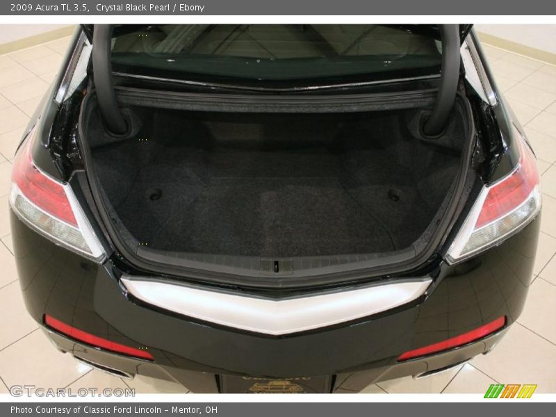 Crystal Black Pearl / Ebony 2009 Acura TL 3.5