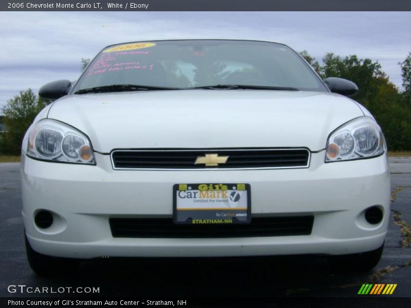 White / Ebony 2006 Chevrolet Monte Carlo LT