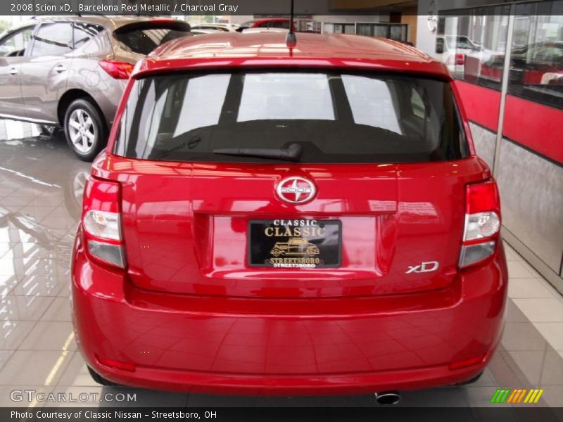 Barcelona Red Metallic / Charcoal Gray 2008 Scion xD