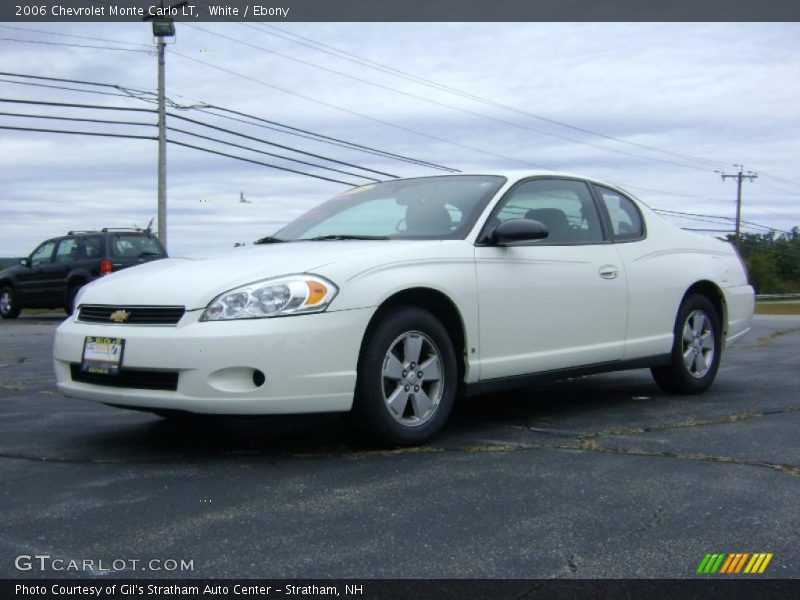 White / Ebony 2006 Chevrolet Monte Carlo LT
