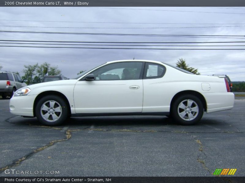 White / Ebony 2006 Chevrolet Monte Carlo LT