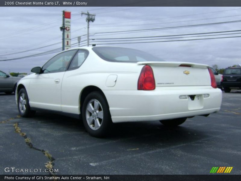 White / Ebony 2006 Chevrolet Monte Carlo LT