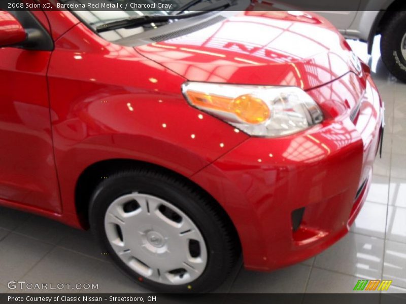 Barcelona Red Metallic / Charcoal Gray 2008 Scion xD