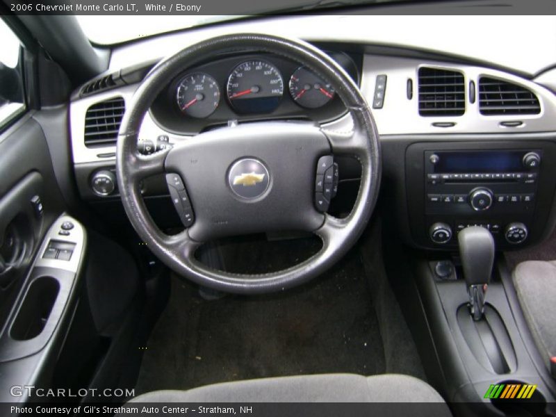 White / Ebony 2006 Chevrolet Monte Carlo LT