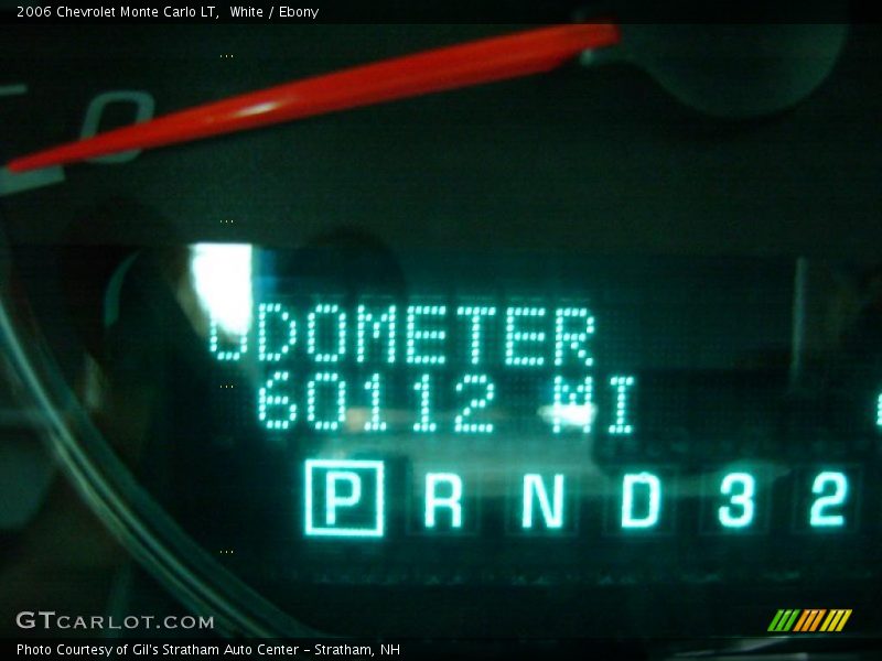 White / Ebony 2006 Chevrolet Monte Carlo LT