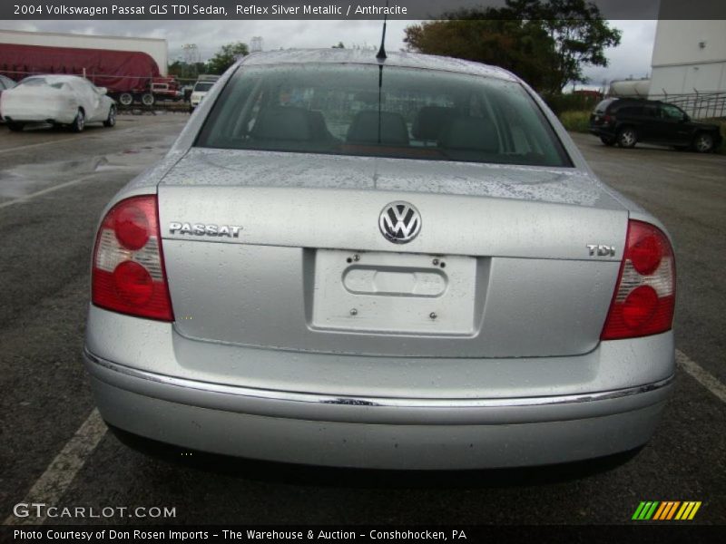Reflex Silver Metallic / Anthracite 2004 Volkswagen Passat GLS TDI Sedan