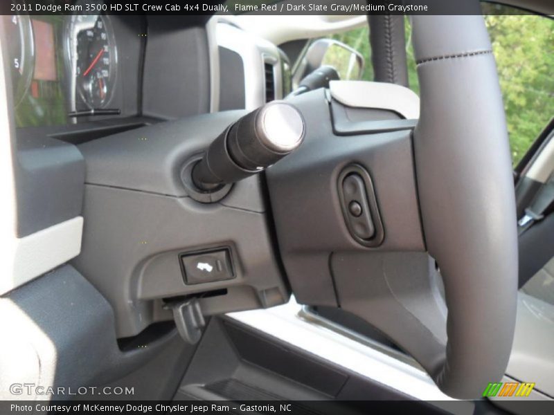 Flame Red / Dark Slate Gray/Medium Graystone 2011 Dodge Ram 3500 HD SLT Crew Cab 4x4 Dually