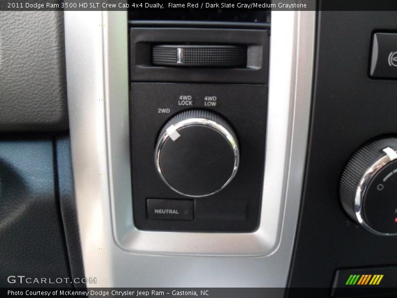 Flame Red / Dark Slate Gray/Medium Graystone 2011 Dodge Ram 3500 HD SLT Crew Cab 4x4 Dually