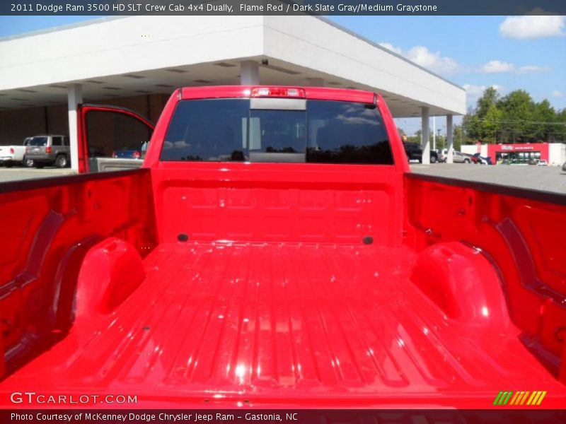 Flame Red / Dark Slate Gray/Medium Graystone 2011 Dodge Ram 3500 HD SLT Crew Cab 4x4 Dually