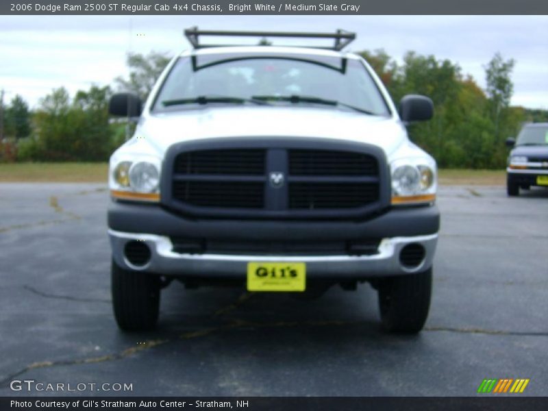 Bright White / Medium Slate Gray 2006 Dodge Ram 2500 ST Regular Cab 4x4 Chassis