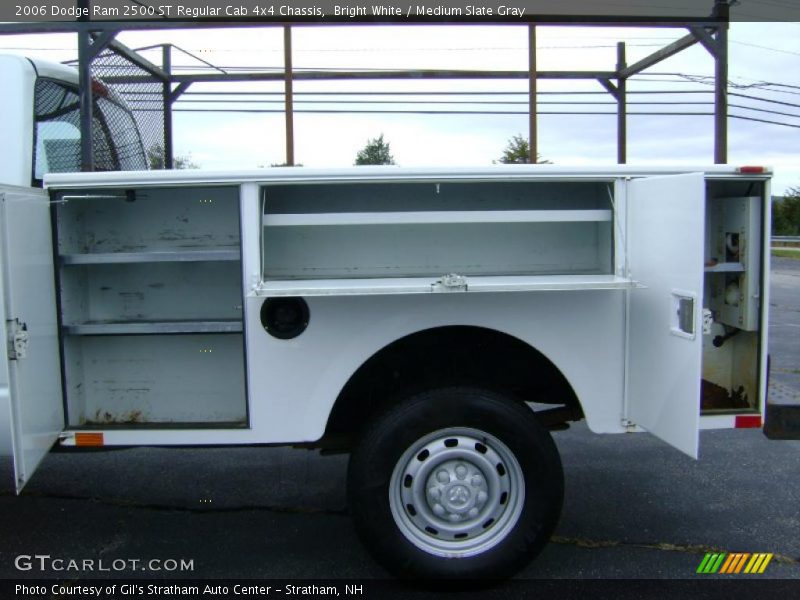 Bright White / Medium Slate Gray 2006 Dodge Ram 2500 ST Regular Cab 4x4 Chassis