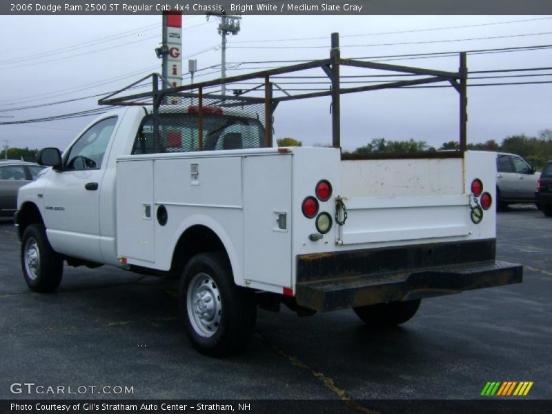 Bright White / Medium Slate Gray 2006 Dodge Ram 2500 ST Regular Cab 4x4 Chassis