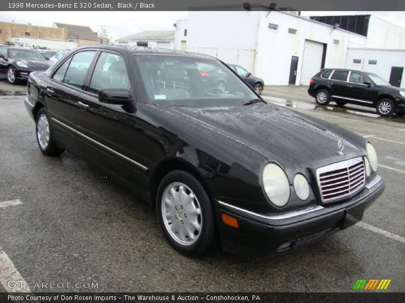 Black / Black 1998 Mercedes-Benz E 320 Sedan