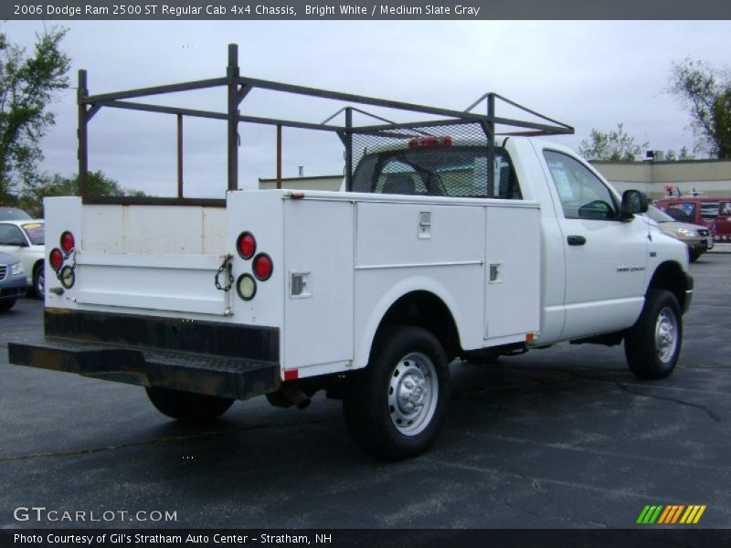 Bright White / Medium Slate Gray 2006 Dodge Ram 2500 ST Regular Cab 4x4 Chassis