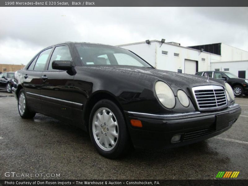 Black / Black 1998 Mercedes-Benz E 320 Sedan