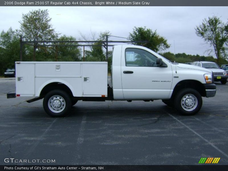 Bright White / Medium Slate Gray 2006 Dodge Ram 2500 ST Regular Cab 4x4 Chassis