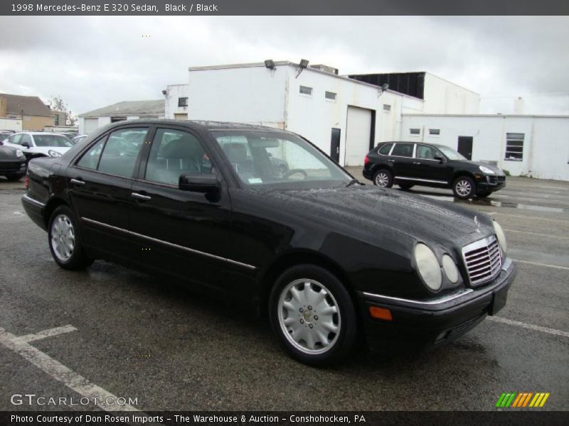 Black / Black 1998 Mercedes-Benz E 320 Sedan