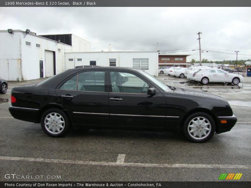 Black / Black 1998 Mercedes-Benz E 320 Sedan