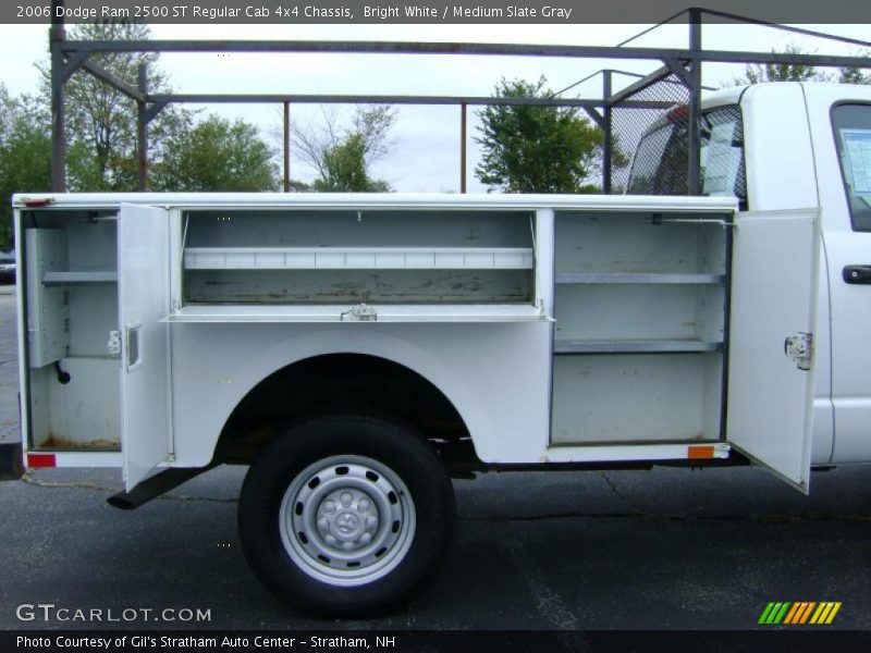Bright White / Medium Slate Gray 2006 Dodge Ram 2500 ST Regular Cab 4x4 Chassis